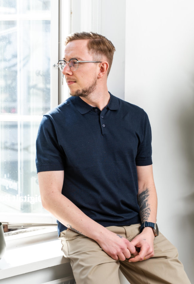 Porträtt av Michael Andersen